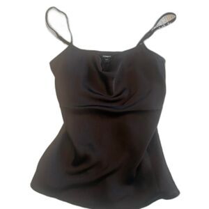 Express Women's Chocolate Brown Blouse Cami Top